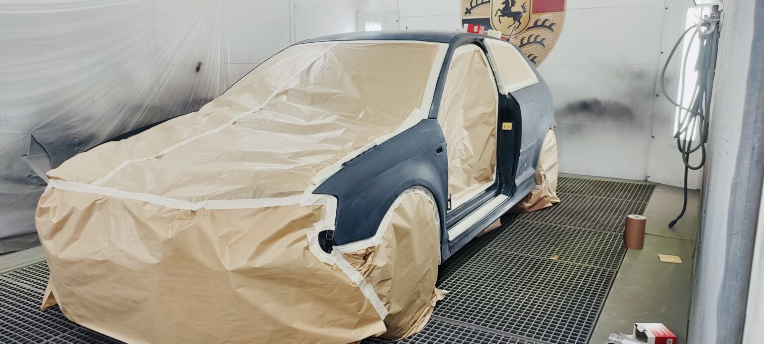 L'Atelier Dieppe peinture Audi S3 carrosserie